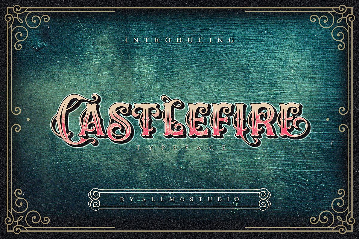 Castlefire Font example image 1