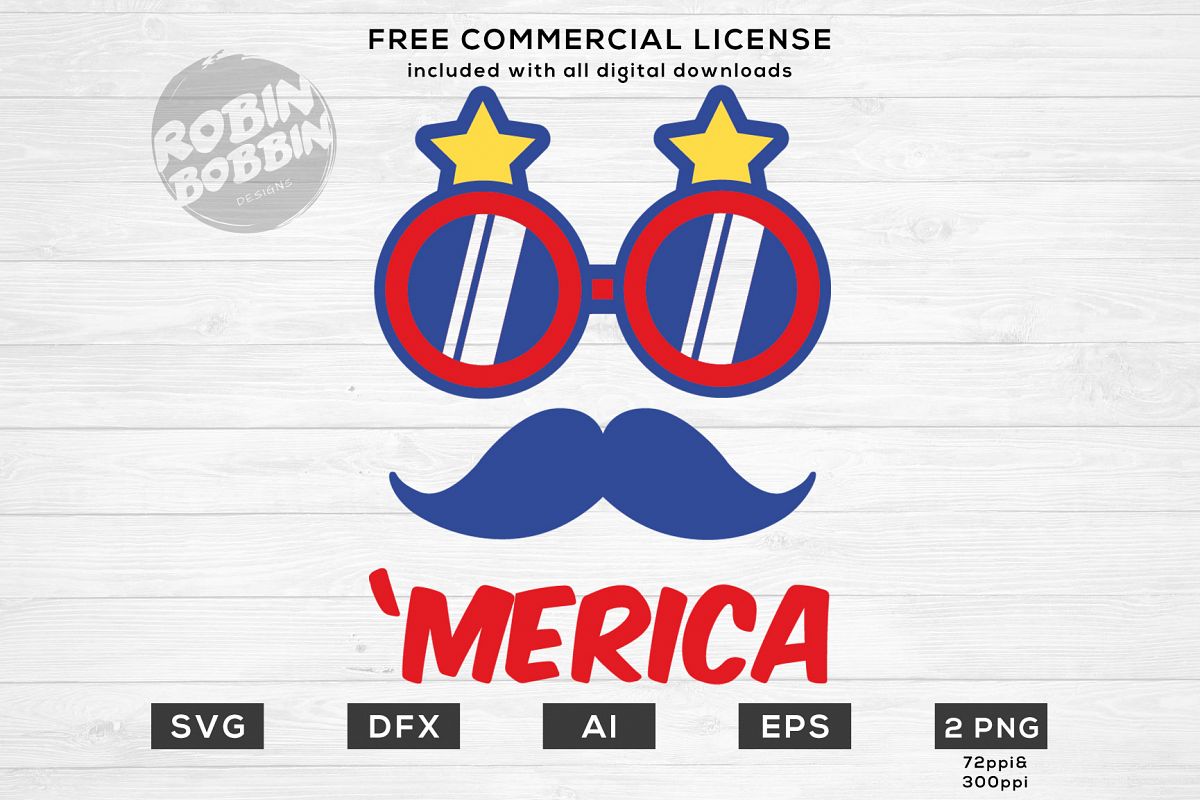 'Merica - America Design for T-Shirt, Hoodies, Mugs and more example image 1
