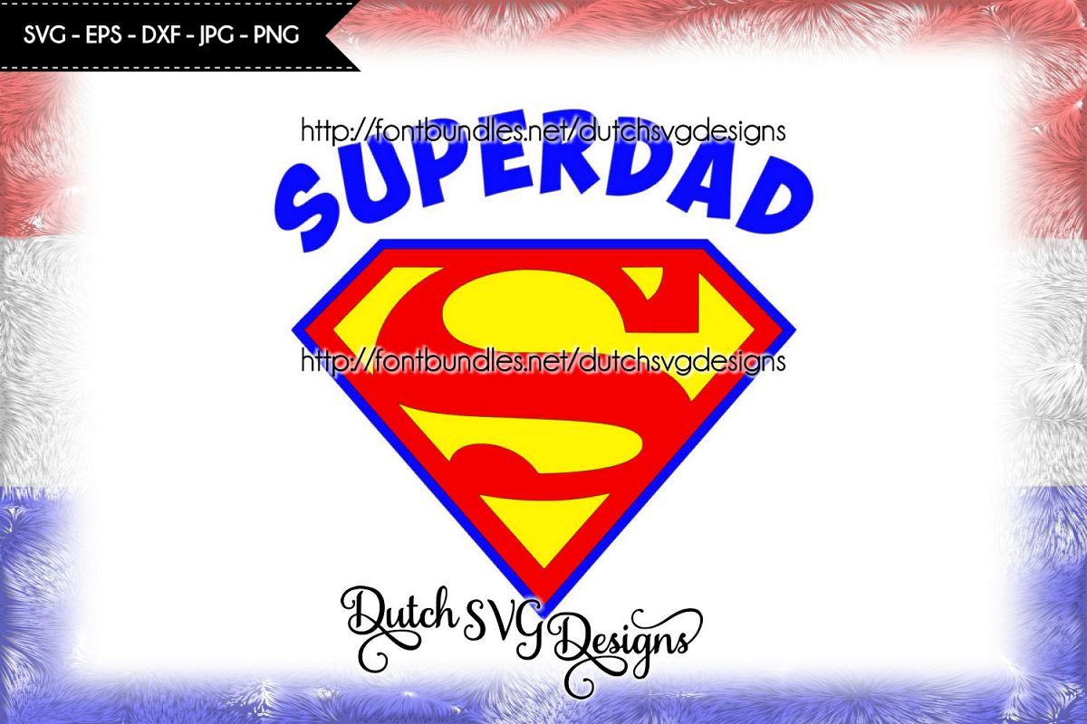 Cutting file Superdad example image 1