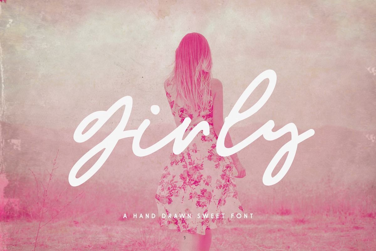 Girly Script Font example image 1