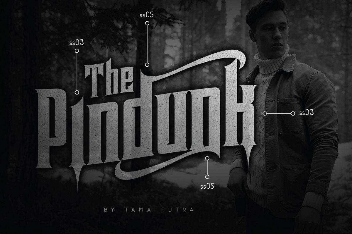 Pindunk Decorative Serif Typeface example image 1