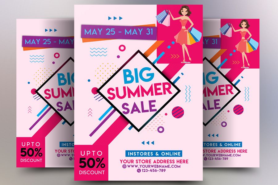 Big Summer Sale Flyer example image 1
