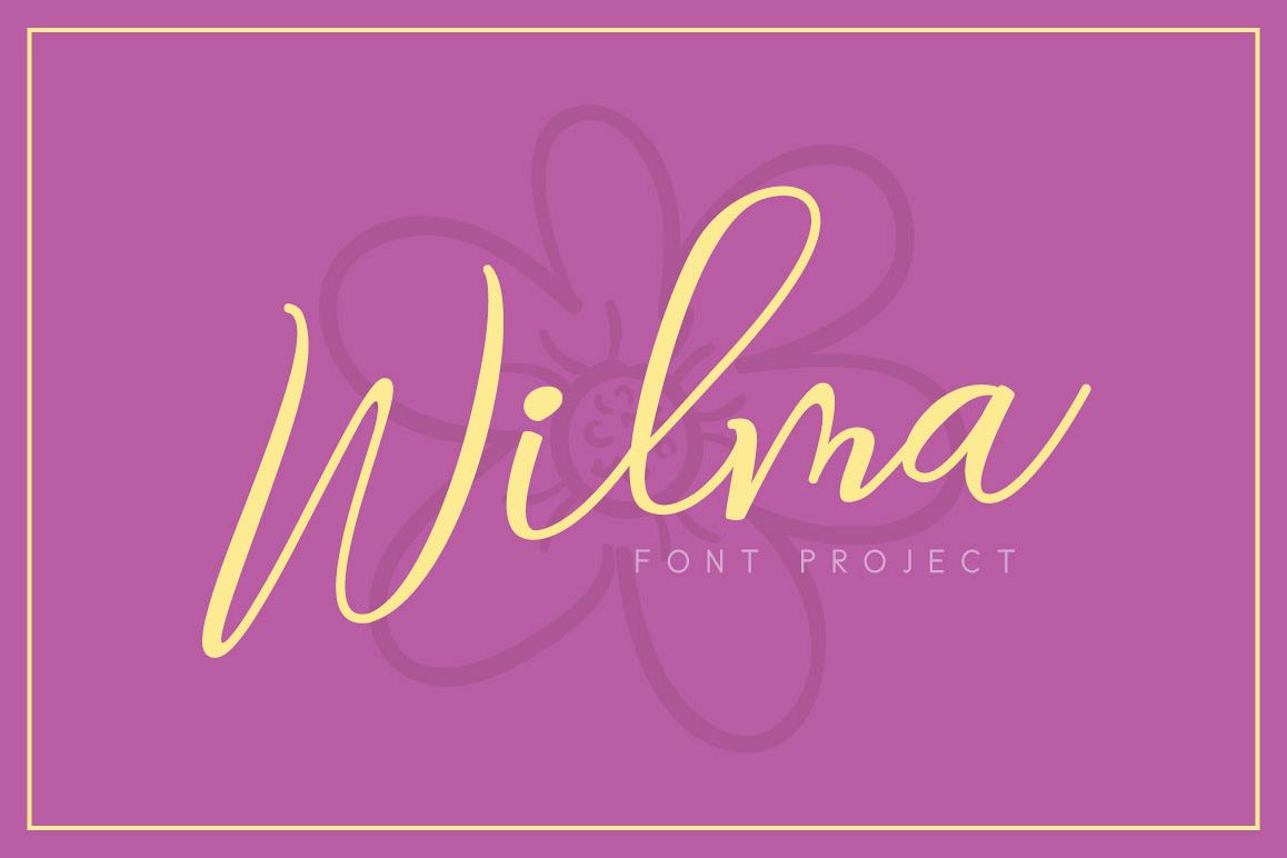 Wilma Font example image 1