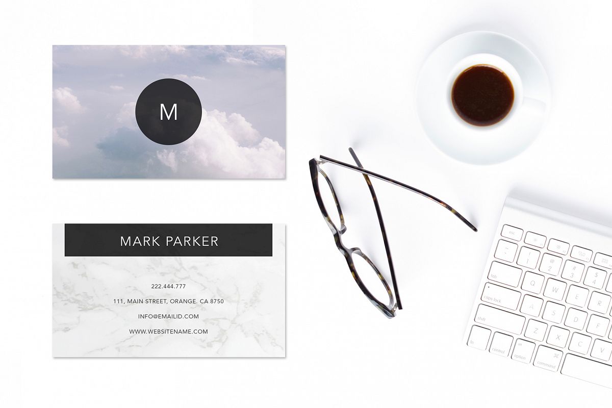 Modern Pattern Texture Beautiful Professional Art Business Card example image 1