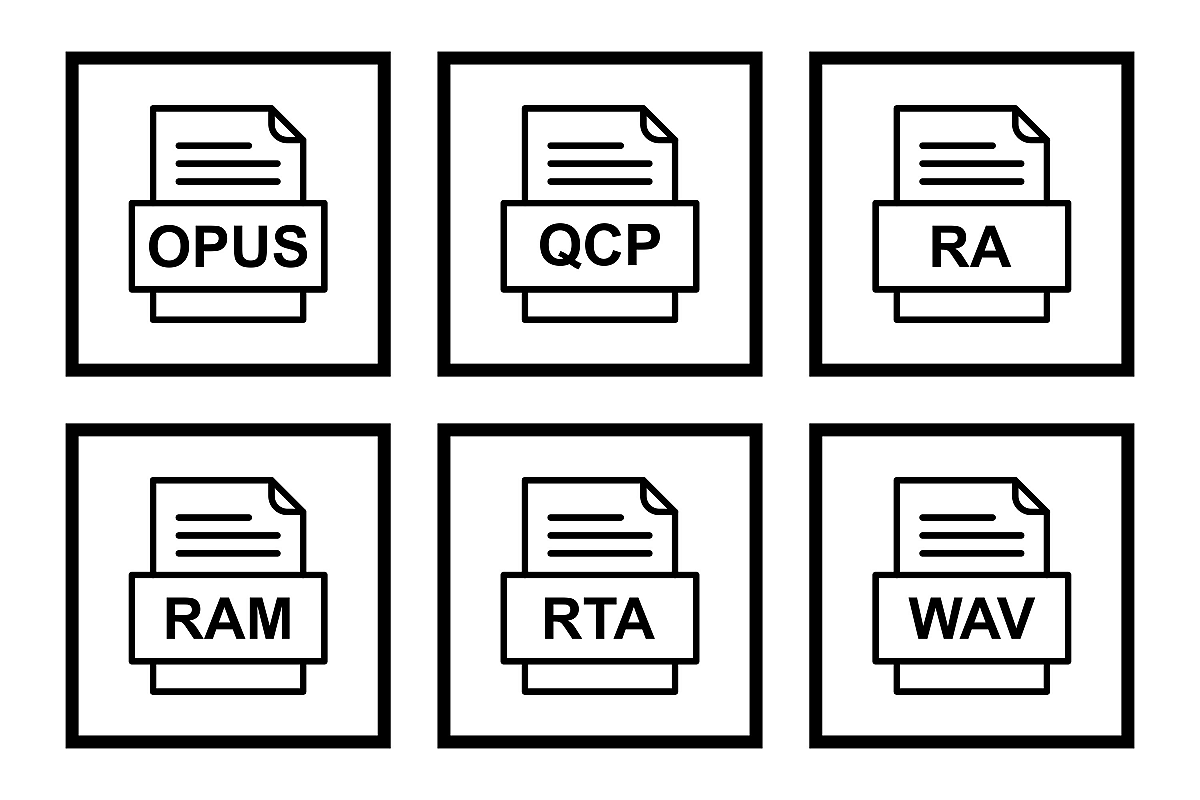 Set Of File Formats Icons example image 1