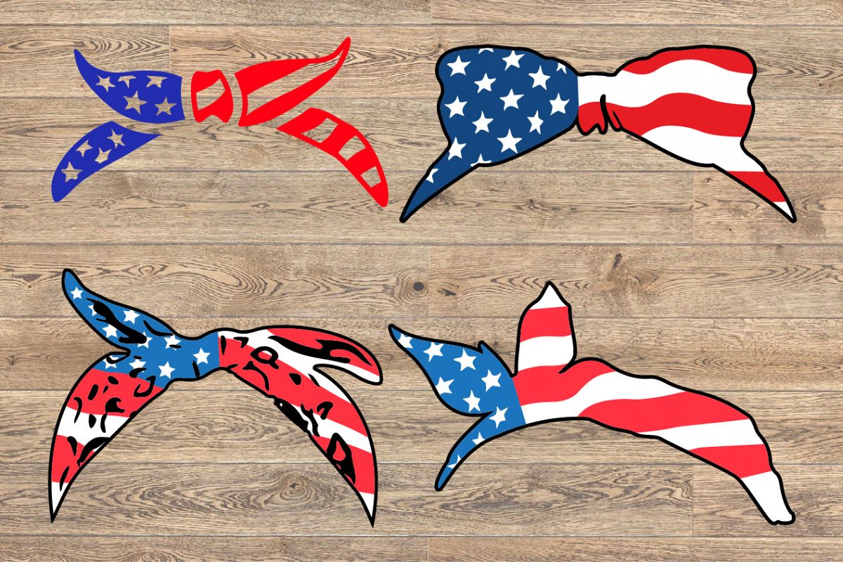 Bandana mask United States Flag 4th July 1365S example image 1
