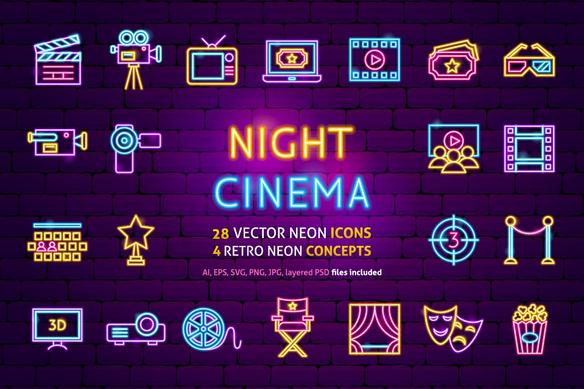 Cinema Neon example image 1