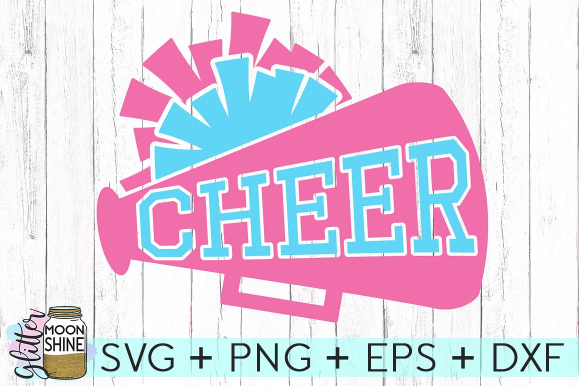 Download Cheer Megaphone SVG DXF PNG EPS Cutting Files