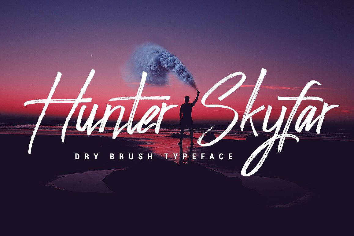Hunter Skyfar - Dry Brush Script example image 1