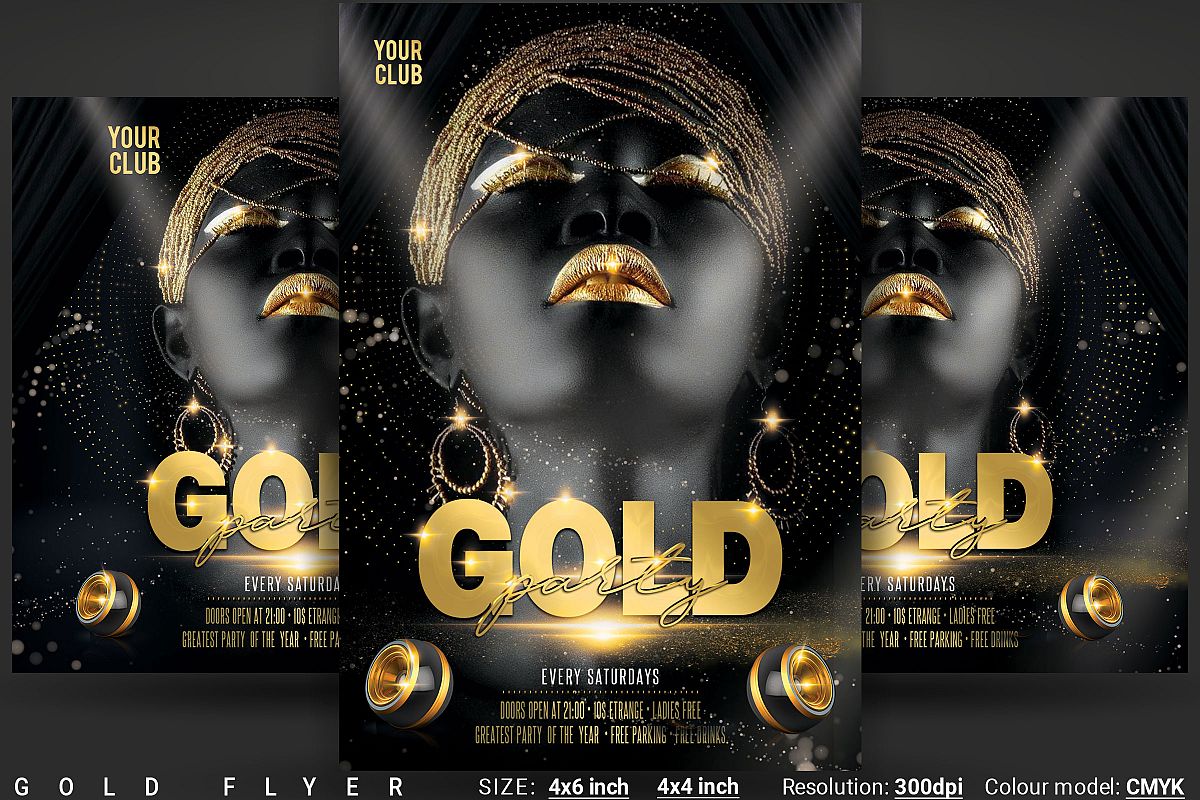 Gold Flyer example image 1