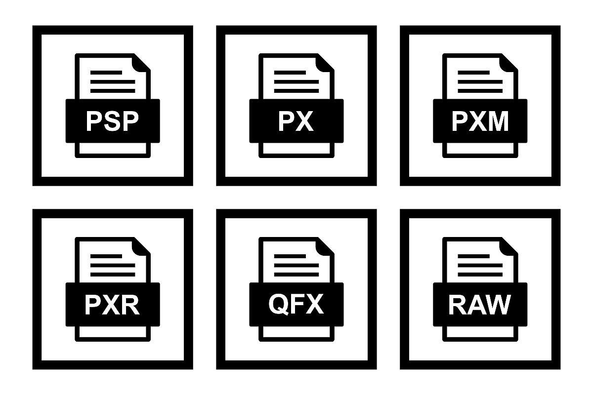 Set Of File Formats Icons example image 1