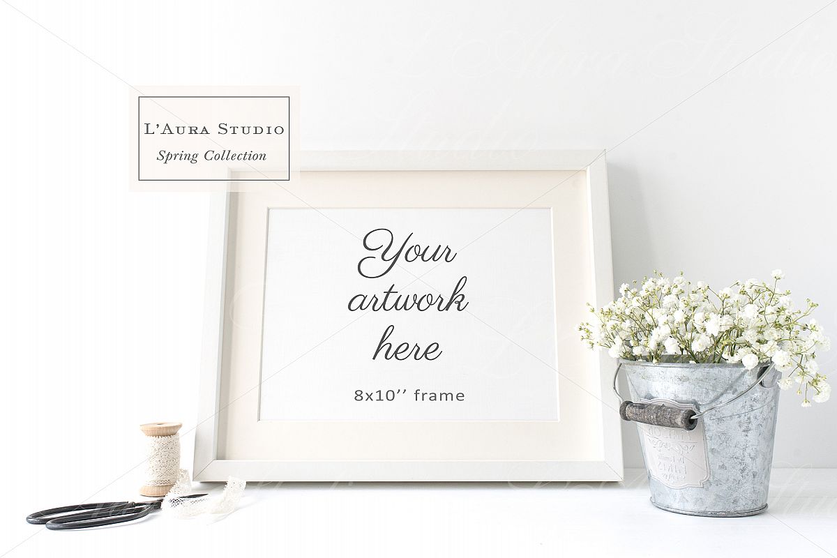 Floral Frame Mockup - wfr215 example image 1