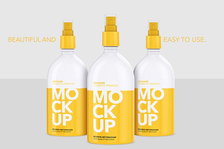 Cosmetic Pump Spray Bottle 500ml example image 1