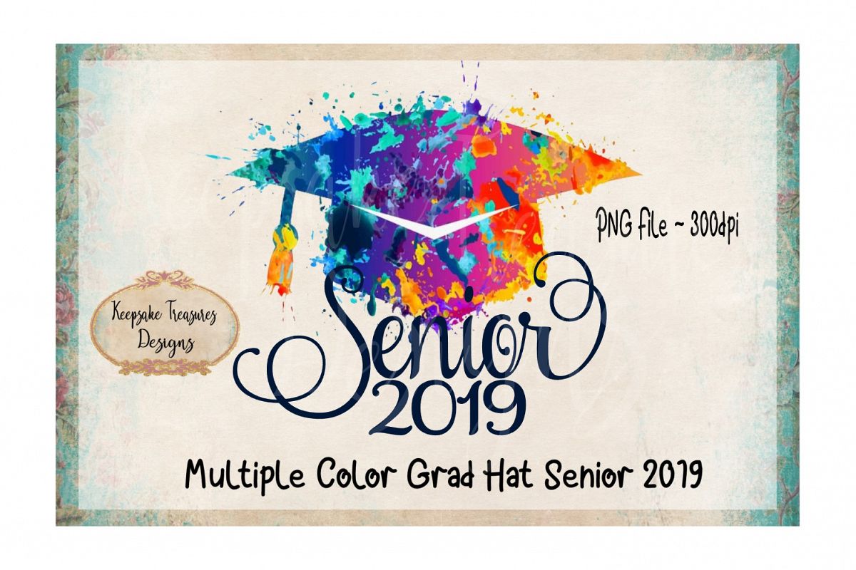 Multiple Color Grad Hat |Senior 2019 example image 1
