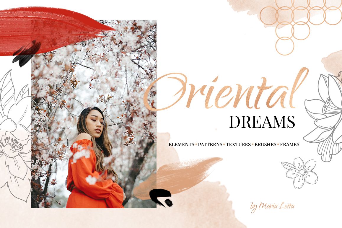 Oriental dreams design set example image 1