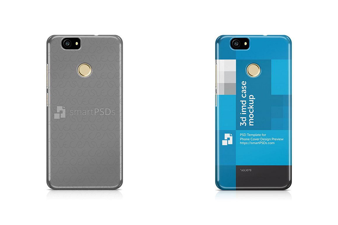 Huawei Nova 3d IMD Mobile Case Design mockup 2015 example image 1