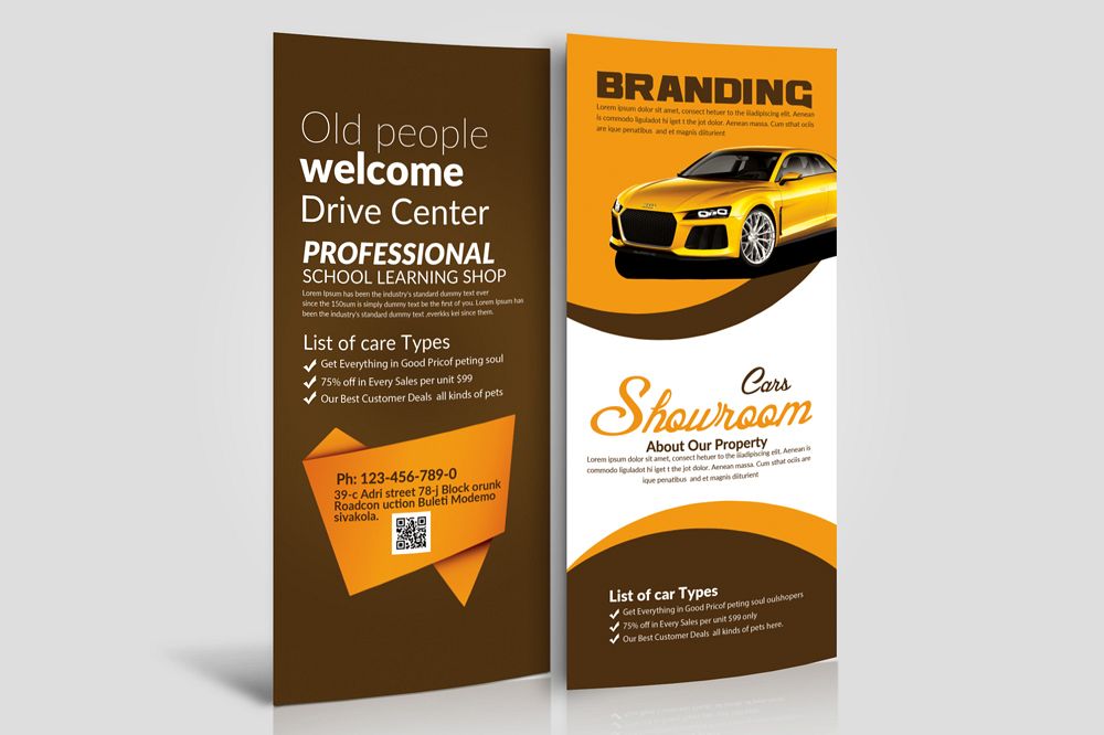 Car Dealer Rack card Template example image 1