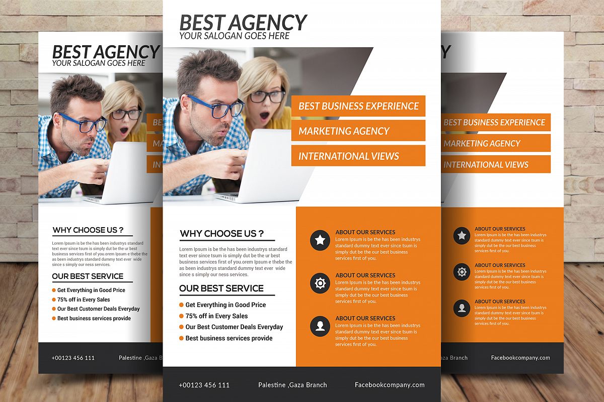 Best Agency Flyer example image 1