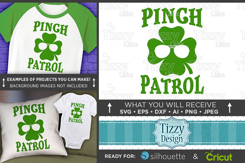 Pinch Patrol Shirt SVG File - St. Patricks Day Shirt - 1082 example image 1
