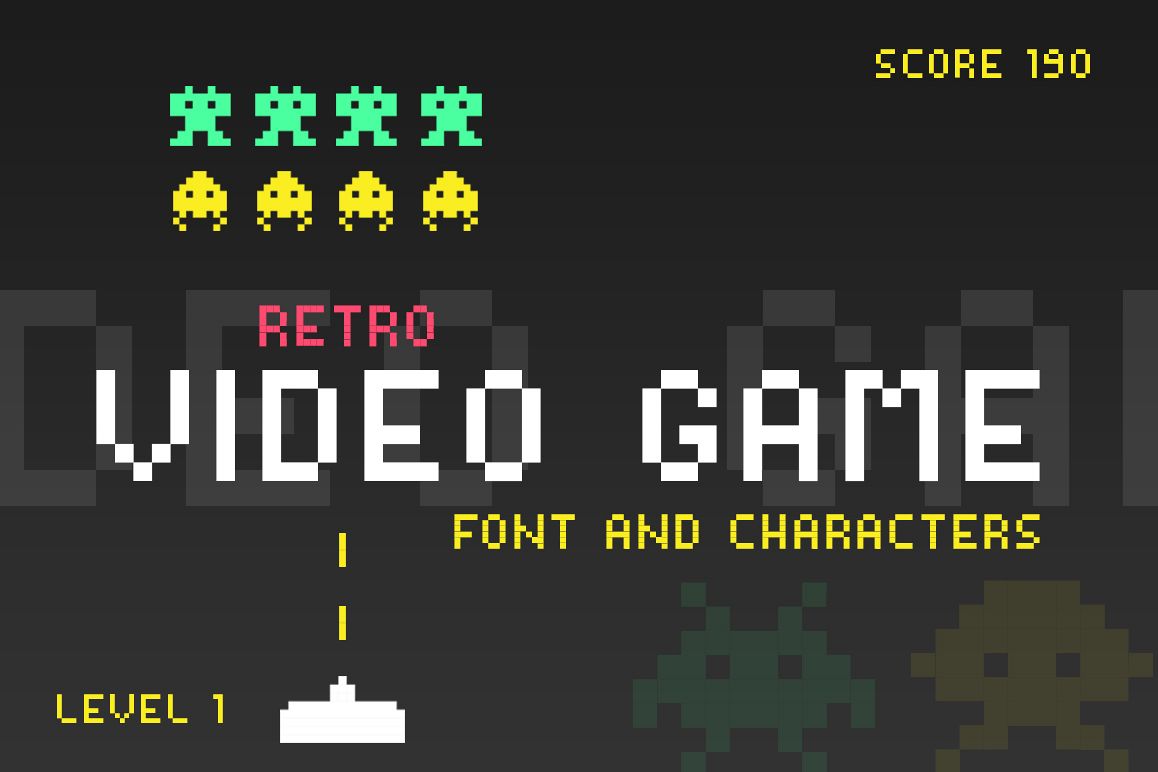 Video Game Font example image 1