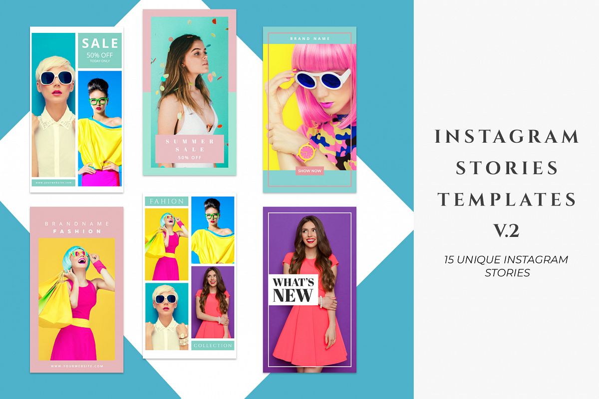 Instagram Stories Templates Pack V.2 example image 1