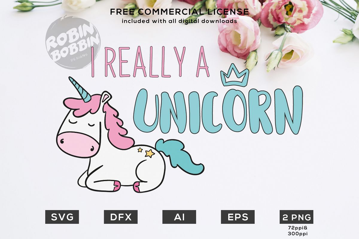 I'm Really A Unicorn Design for T-Shirt, Hoodies, Mugs and example image 1