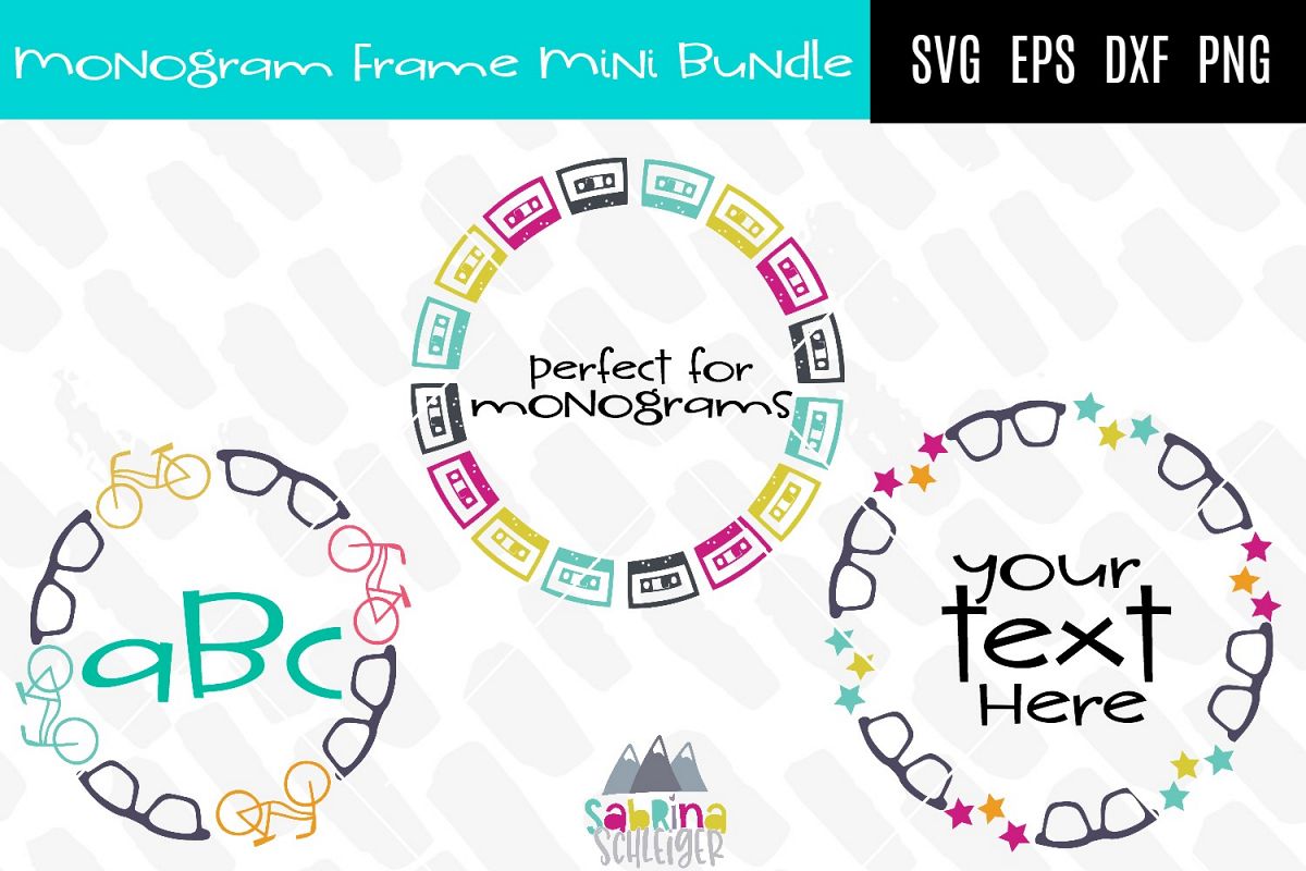 Monogram Frame Mini Bundle example image 1