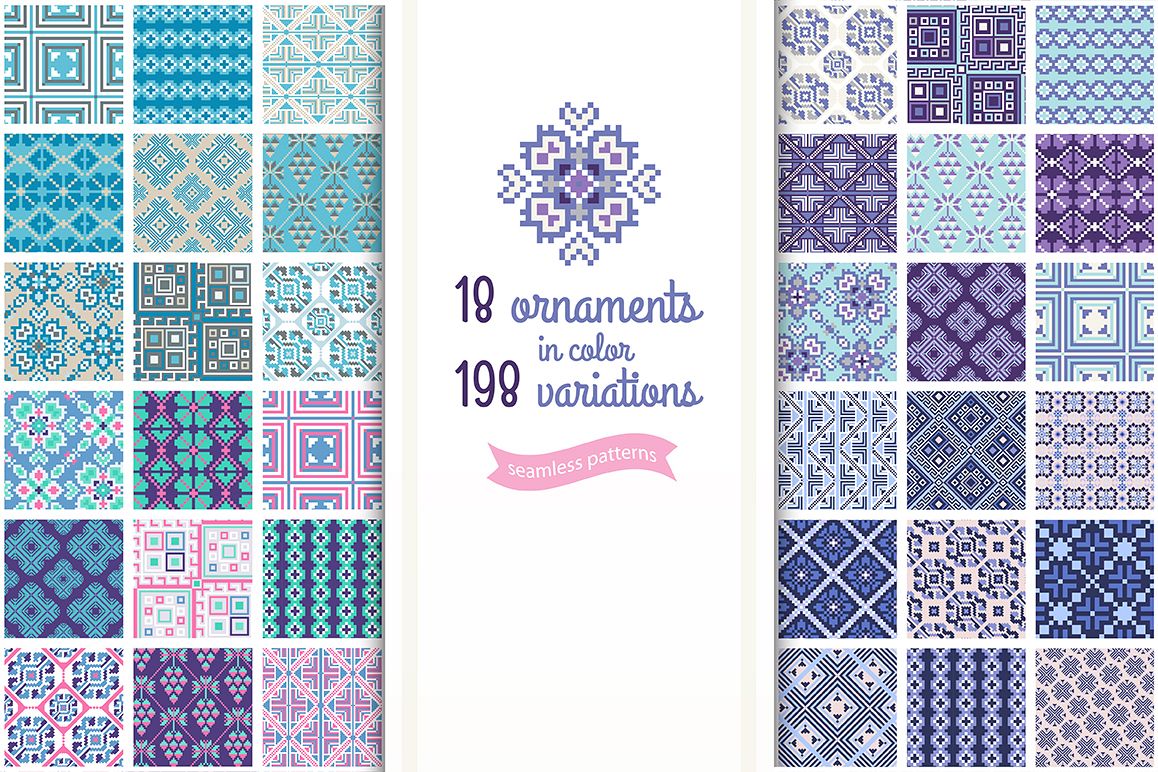 Flora&Geometry 198 Ornaments example image 1