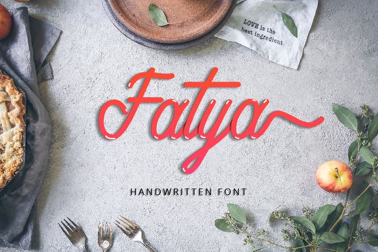 Fatya Handwritten Font example image 1