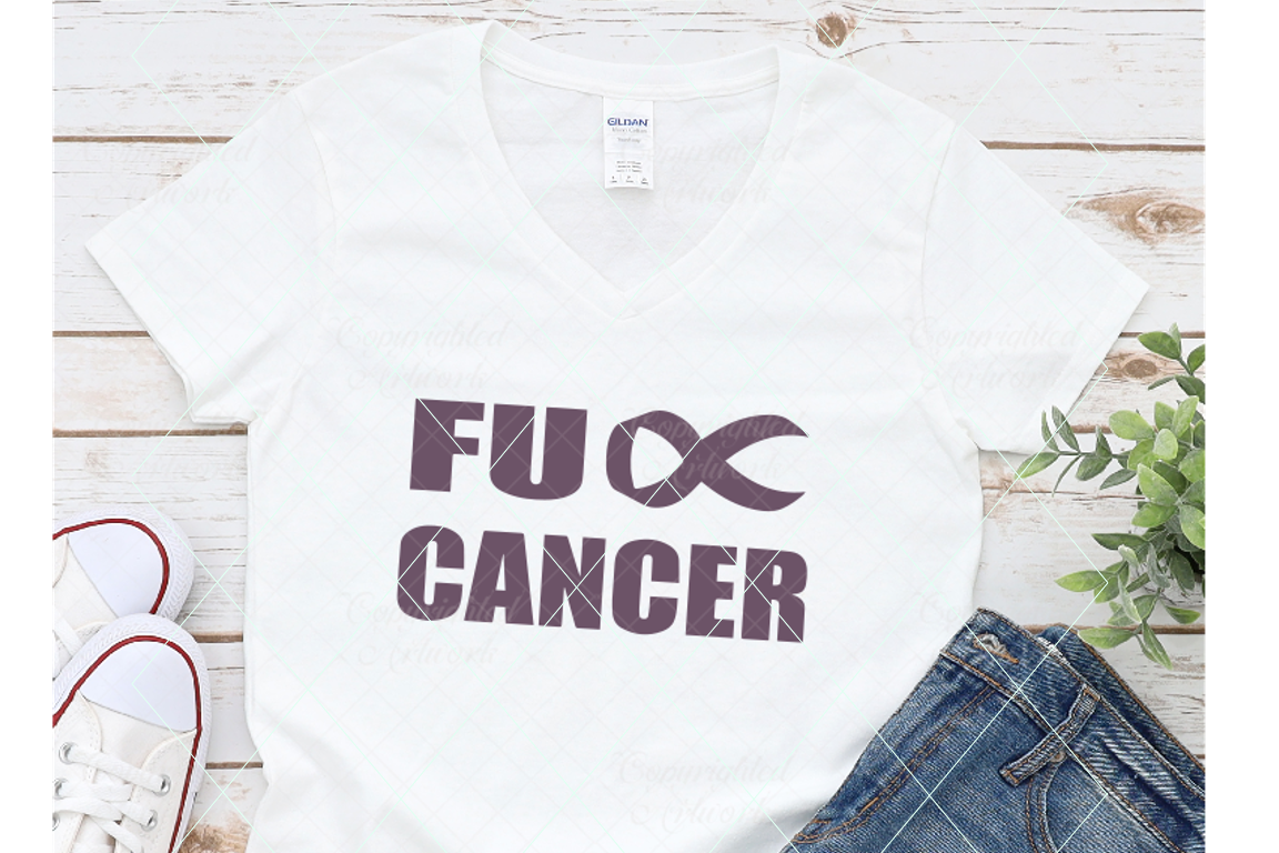 FU cancer svg, cancer svg, cancer awareness svg, cancer cut example image 1
