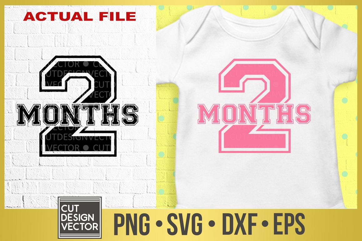 Download 2 Month SVG, 2 Month Old Baby Shirt