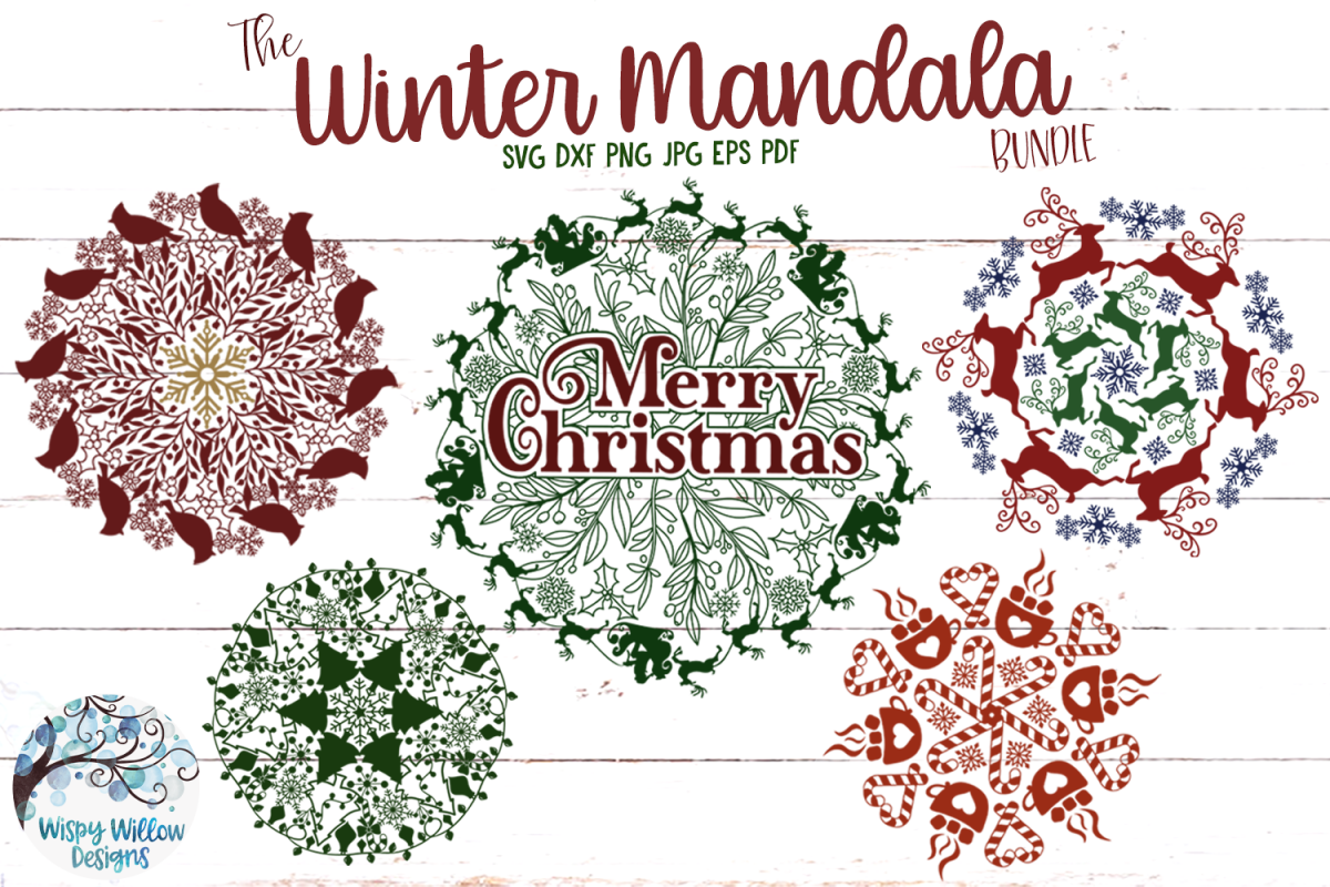 Free Free Christmas Mandala Svg Free 616 SVG PNG EPS DXF File