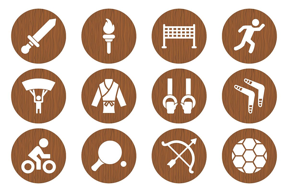 Set Of Sports And Game Icons example image 1