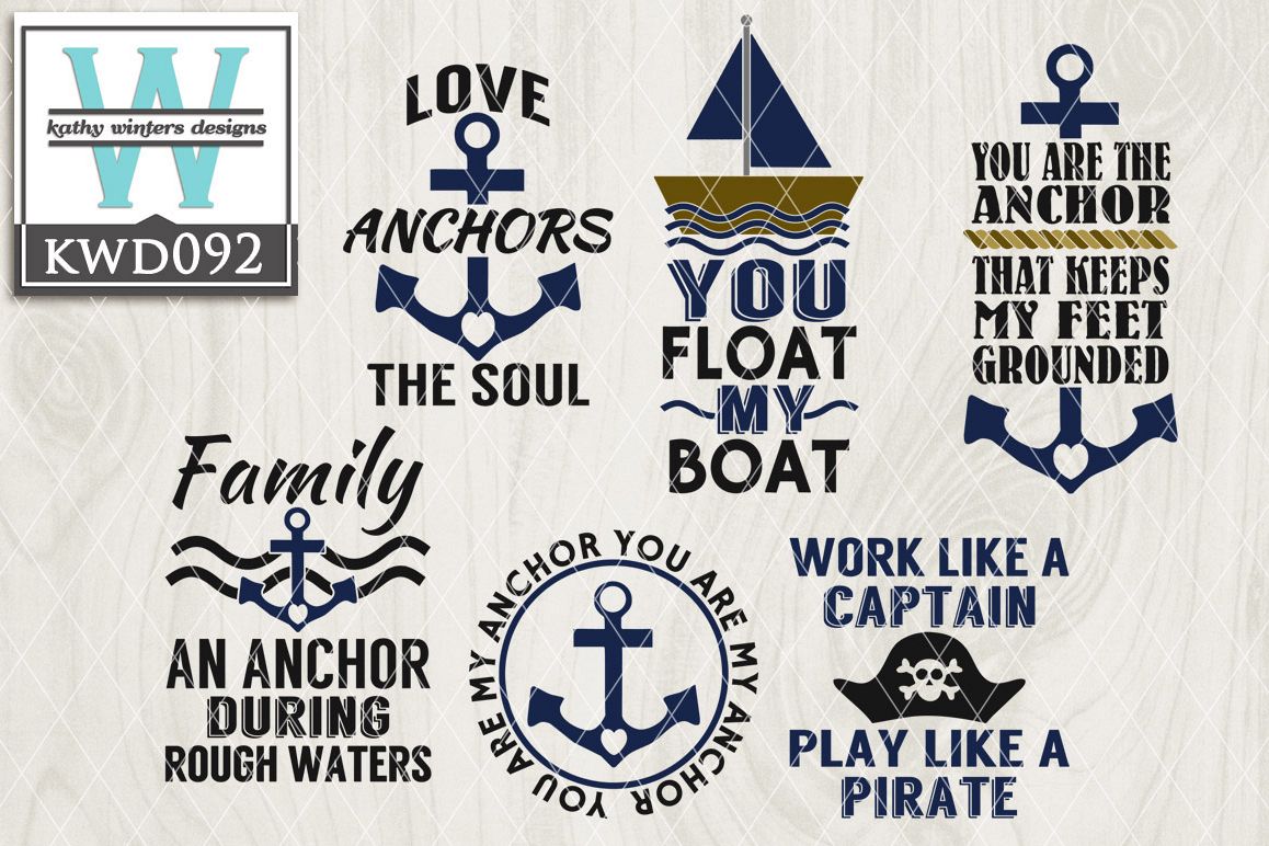 Nautical Cutting File Kwd092 11875 Cut Files Design Bundles