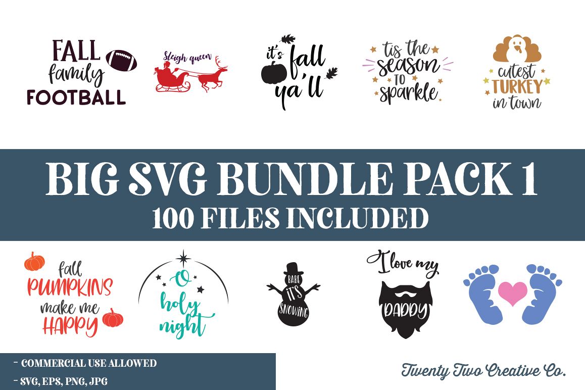 SVG Bundle The Huge SVG Bundle | SVG, EPS, PNG, JPG example image 1