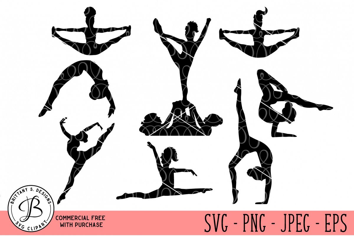 Download Cheer Silhouettes, Cheer Silhouette svg, Cheer svg files