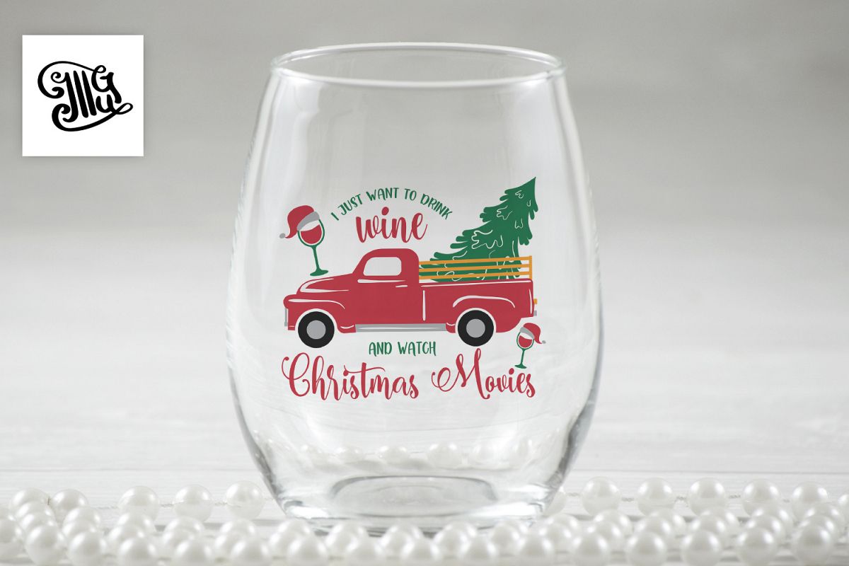 I just want to drink wine and watch Christmas movies example image 1