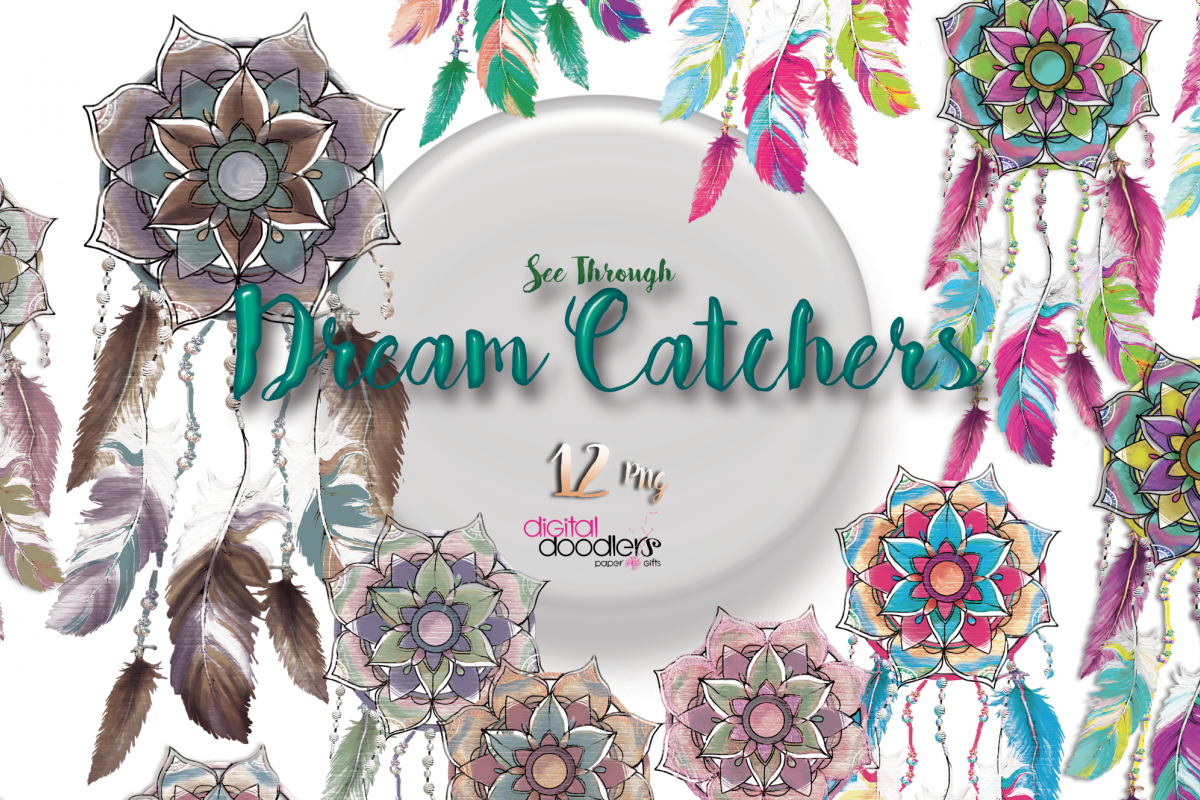 Mandala Inspired Dreamcatchers example image 1