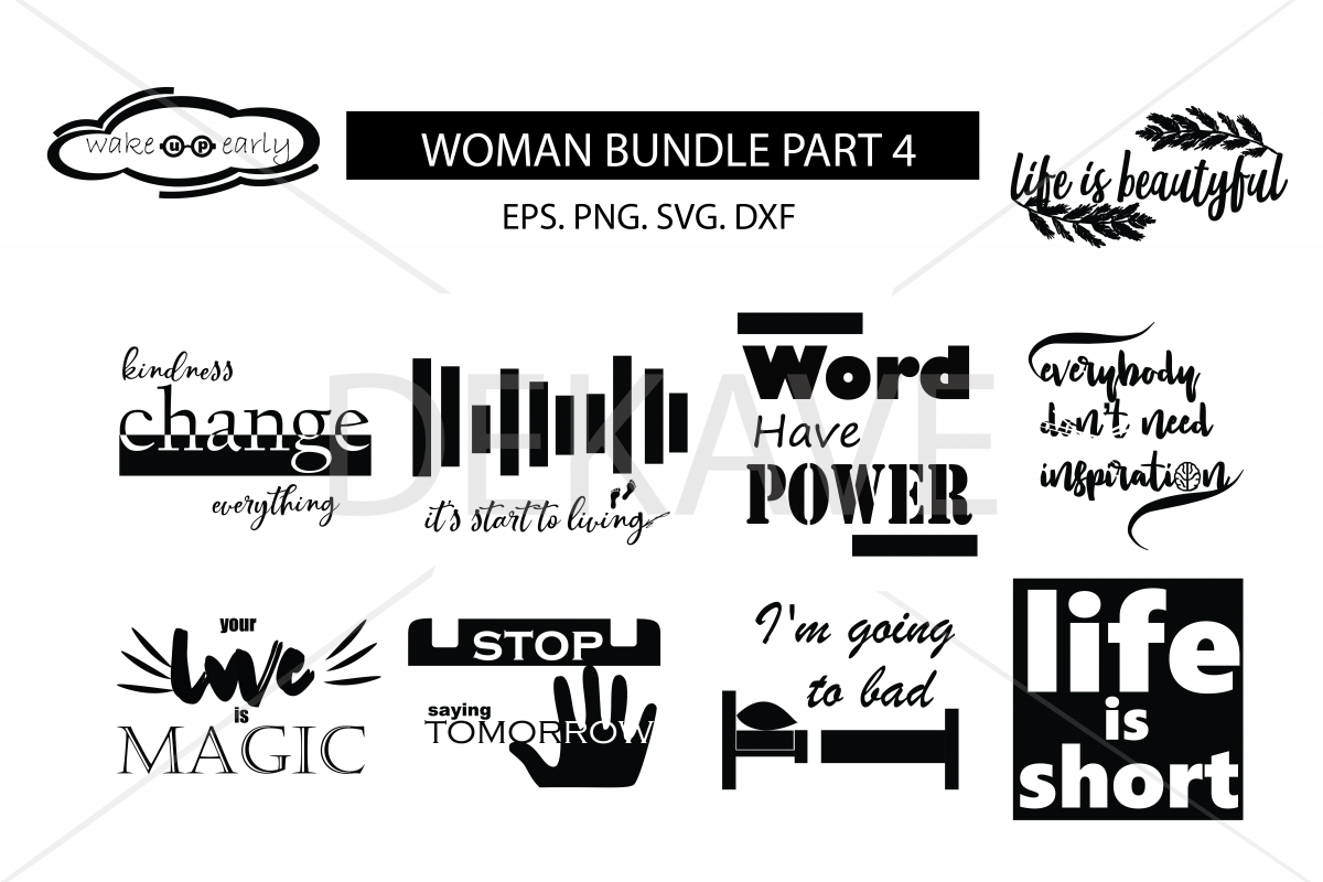 SVG set 3, cutting files example image 1