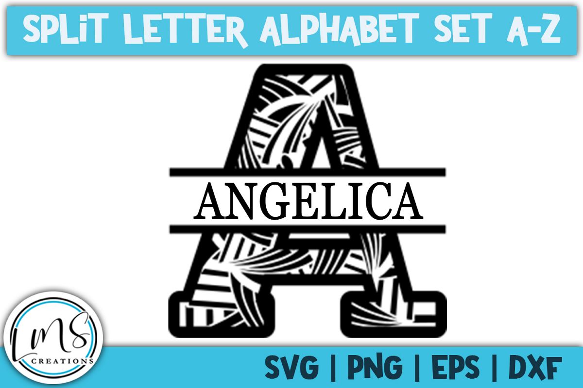 Download Split Letters A-Z Monogram Mandala Letters A-Z SVG Bundle ...