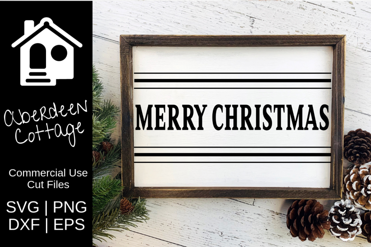 Merry Christmas 7 SVG| PNG | EPS | DXF example image 1