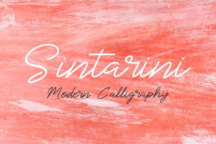 Sintarini Typeface example image 1