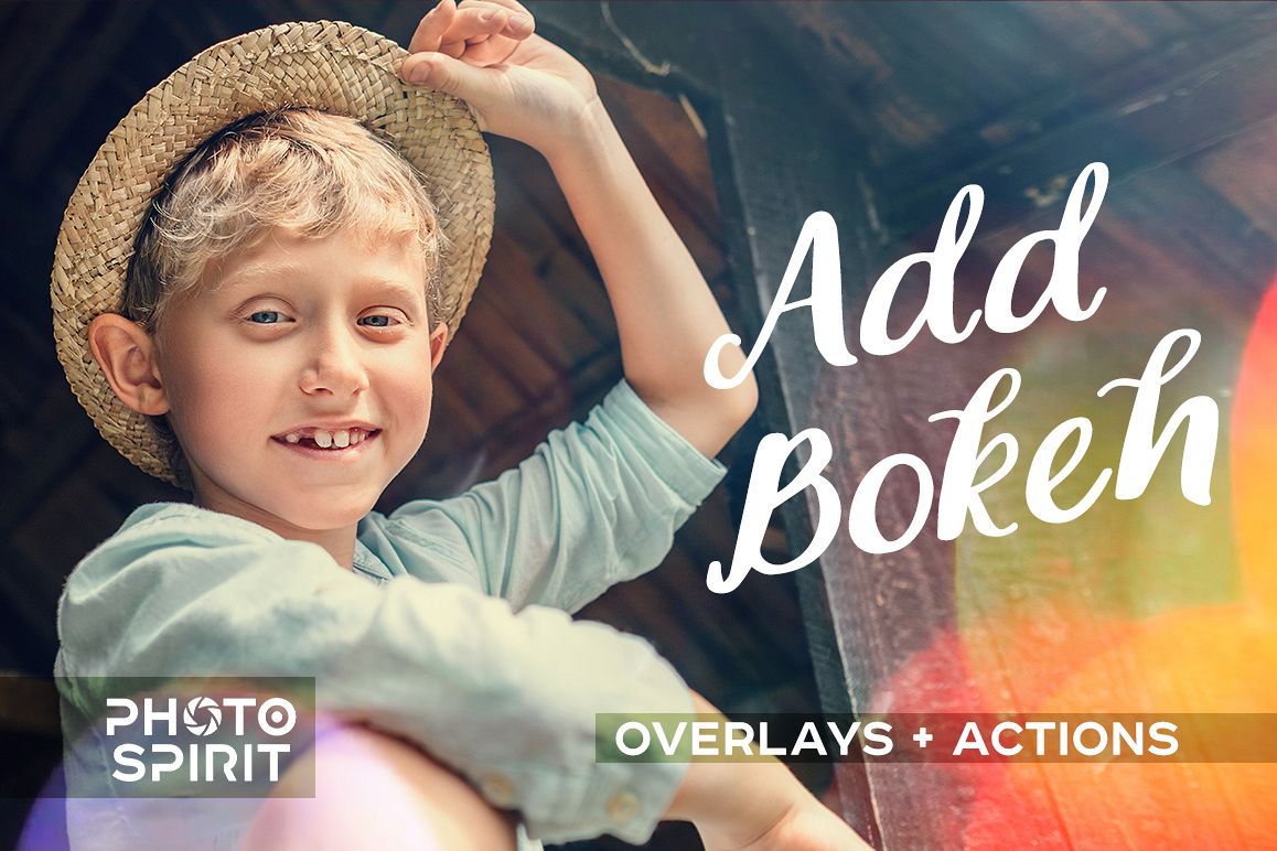 Add Bokeh Overlay Photoshop Actions example image 1