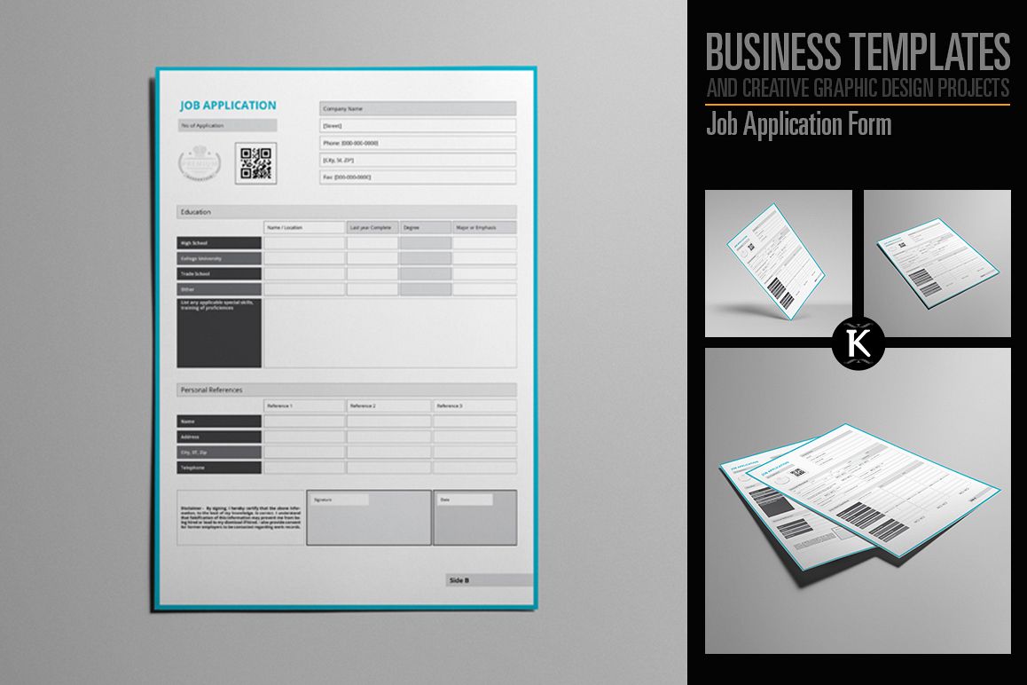 Job Application Form example image 1