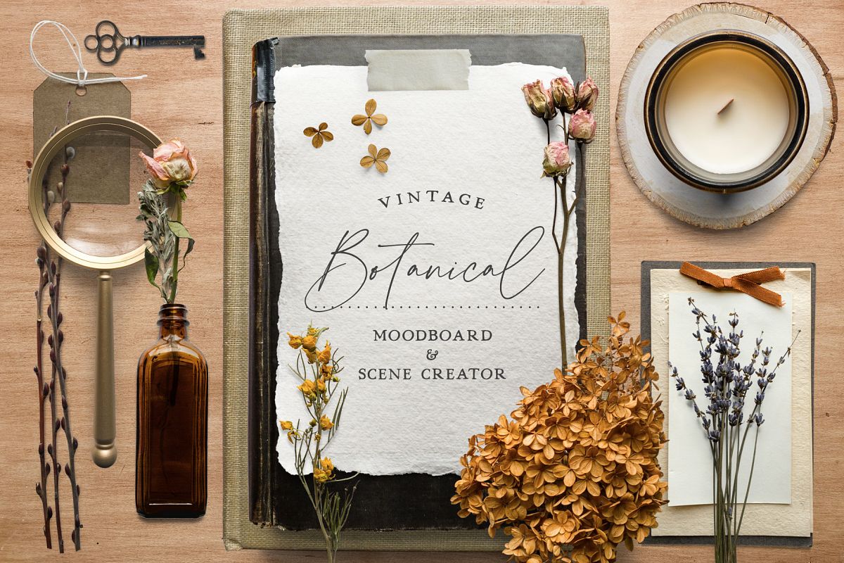 Botanical Moodboard Scene Creator example image 1