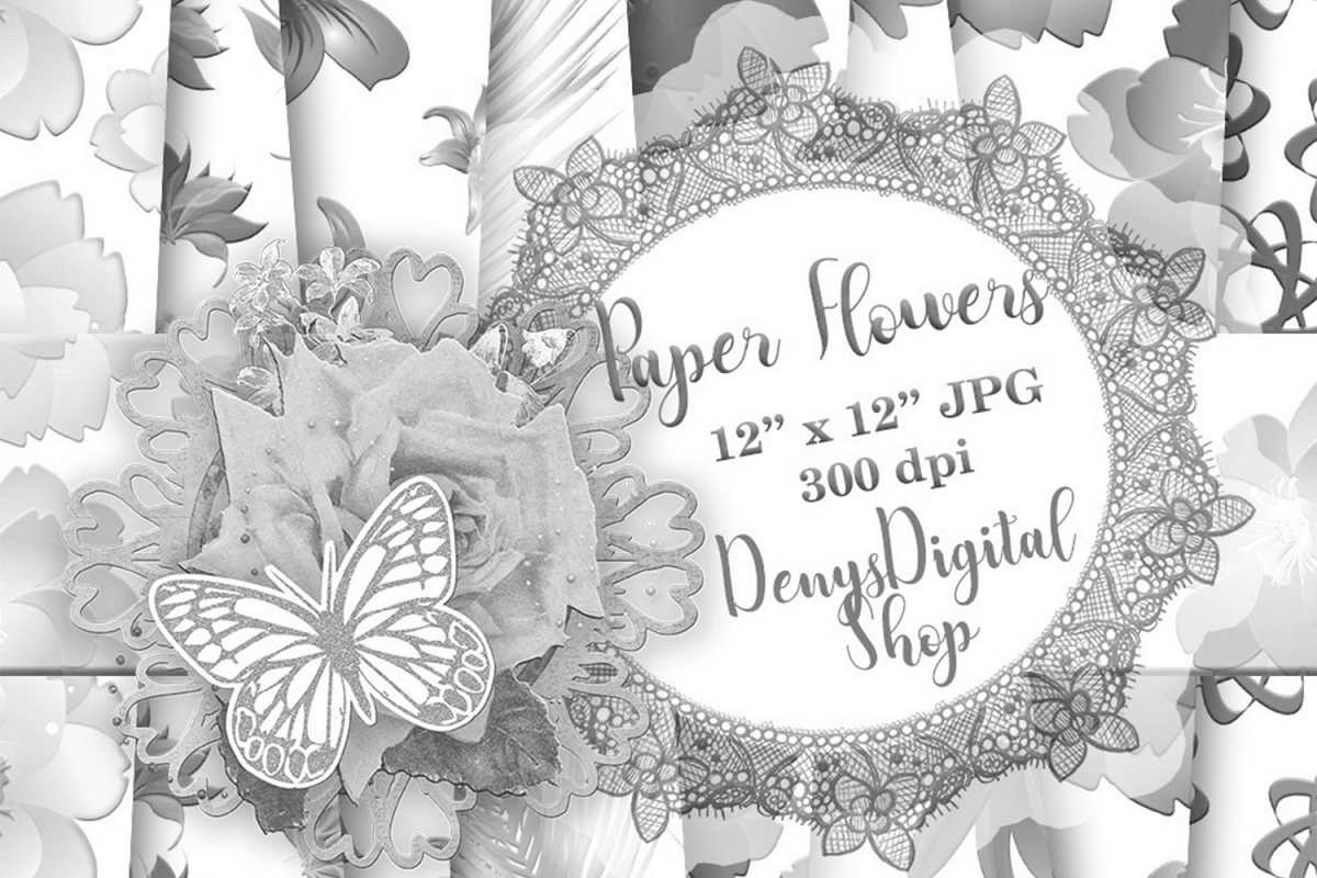 Paper Flowers, Wedding Paper, Wedding Planner,Wedding,SALE example image 1