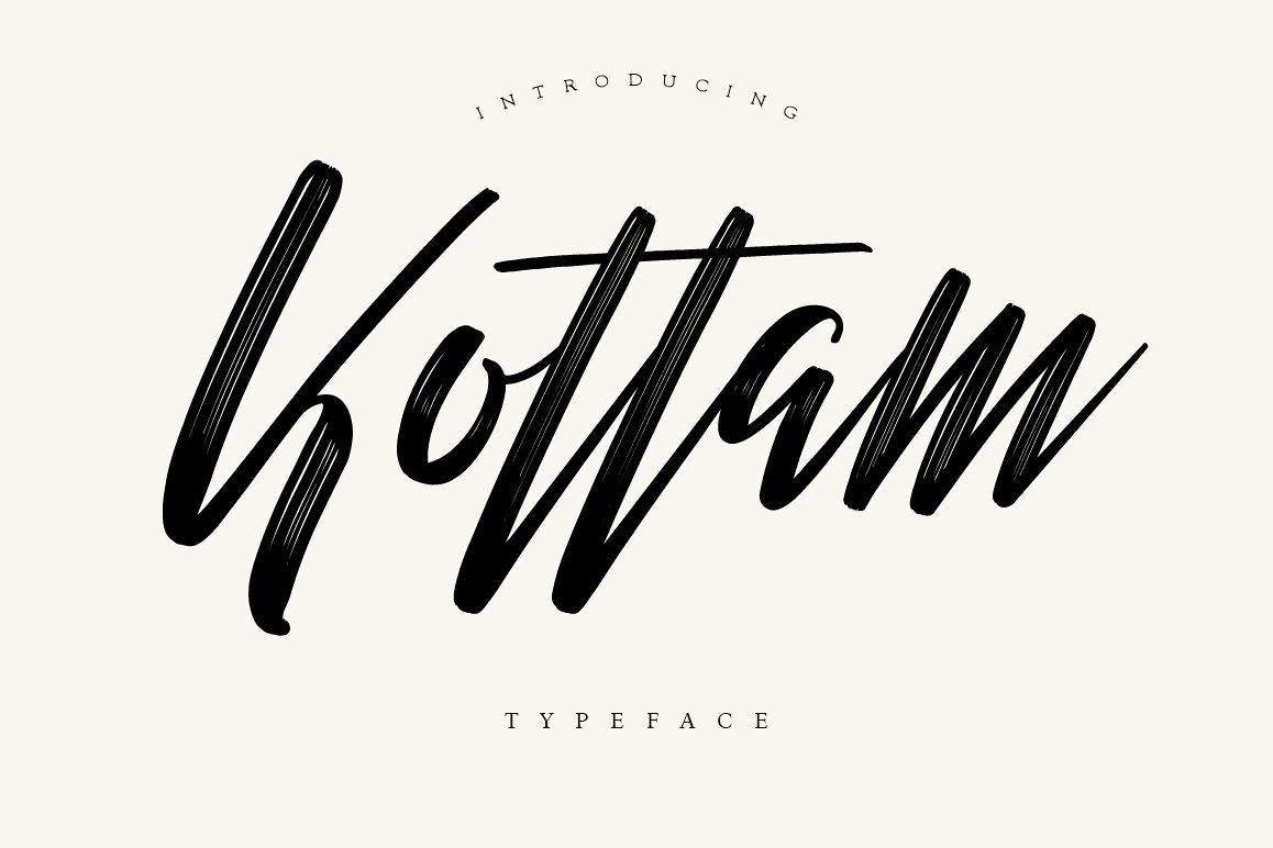 Kottam Typeface - New Update example image 1