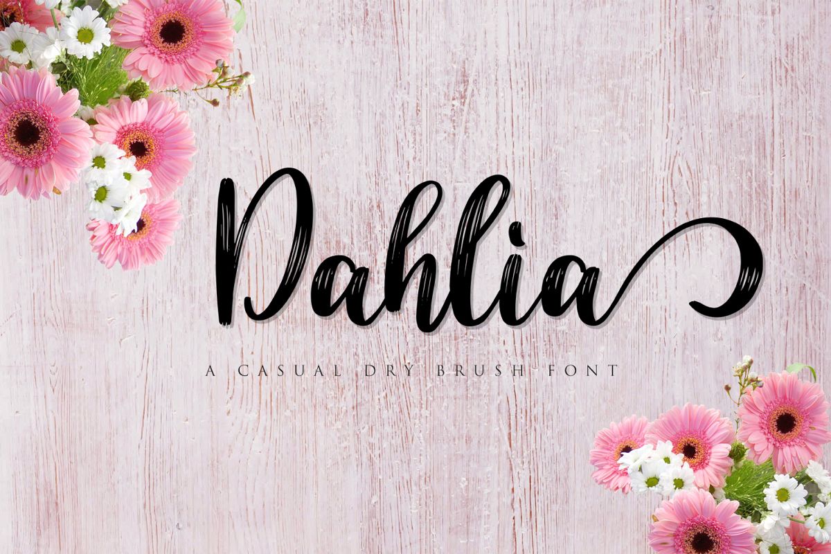 Dahlia Font example image 1
