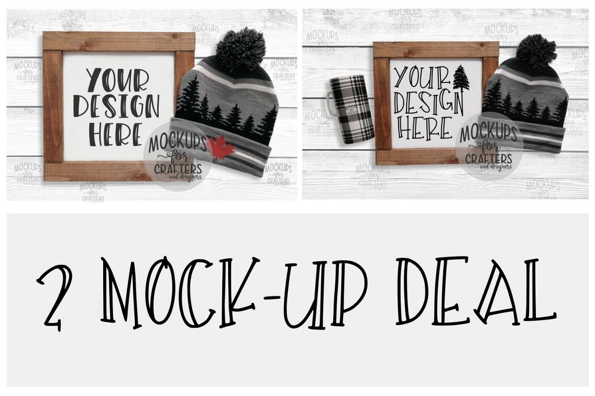 Wood Sign Mock-Ups - 2 MOCK-UP DEAL example image 1