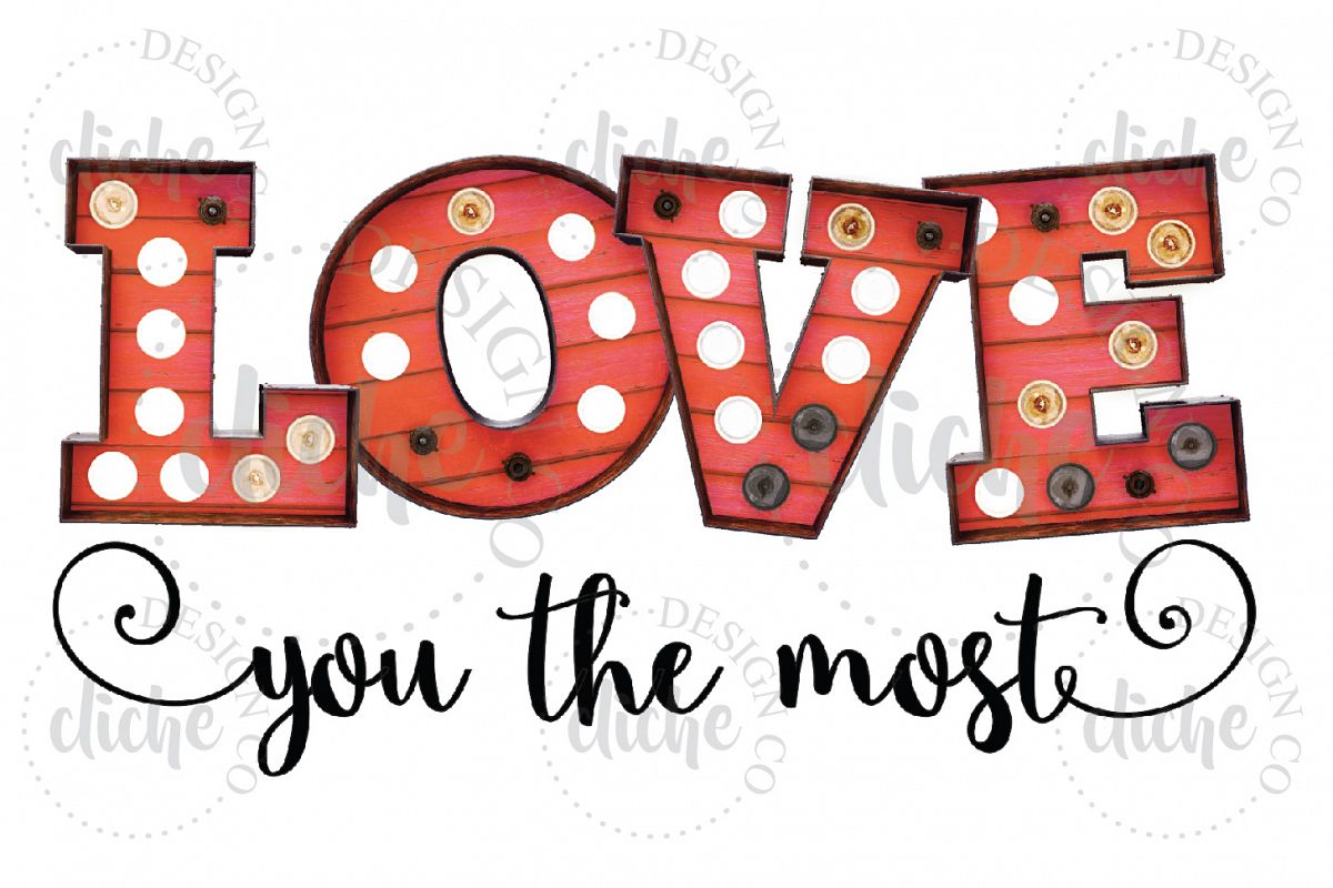 Valentine Sublimation Design example image 1